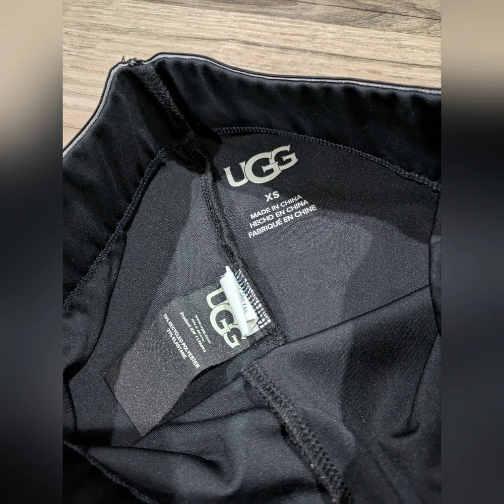 UGG 1136895 Tar Mckena Logo Leggings Black XS - Picture 5 of 9